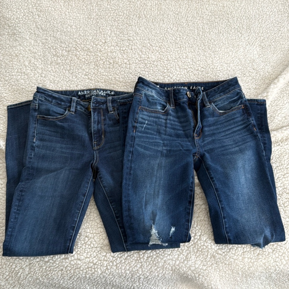 American Eagle 360° Next Level and 360° Super Stretch Skinny Jeans